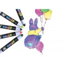 KREDKI ŻELOWE ZAPACHOWE 5 KOLORÓW RAINBOW ZMYWALNE