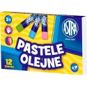KREDKI PASTELE OLEJNE 12SZT