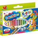 KREDKI ŚWIECOWE BAMBINO 18 KOLORÓW
