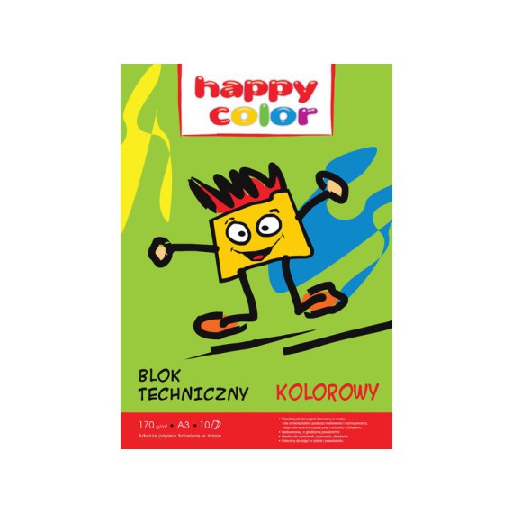 HAPPY COLOR BLOK TECH. A3 KOLOR 10k 170g