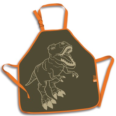 FARTUSZEK DLA DZIECKA DO PRAC PLASTYCZNYCH T-REX DINOZAUR 019
