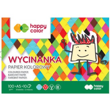 Happy Color wycinanka samoprzylepna A5 10 arkuszy