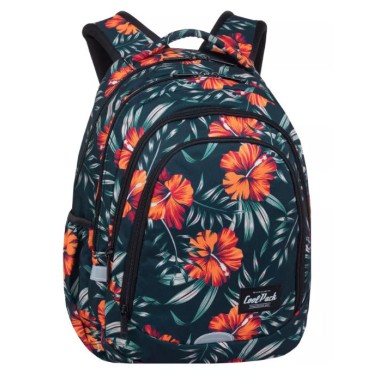 Coolpack Plecak szkolny młodzieżowy 2w1 RIO KWIATY ZESTAW