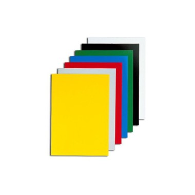 Okładki do bindowania &ampampquotDELTA&ampampquot skóropodobne żółte 250g/m A4