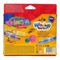 COLORINO Markery kredowe pastelowe do szkła COLORINO Creative