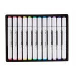 COLORINO Markery do szkicowania 12  pastelowych kolorów