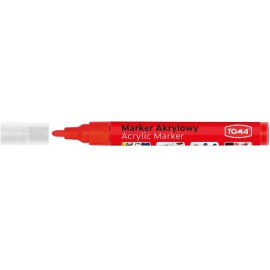 TOMA Marker Akrylowy czerwony 4 mm