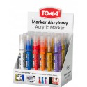 TOMA Marker Akrylowy czerwony 4 mm