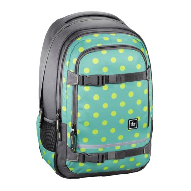 ALL OUT plecak szkolny SELBY kolor: Mint Dots