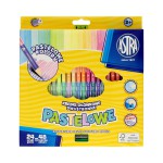 Astra Kredki pastelowe 24/48 + temperówka