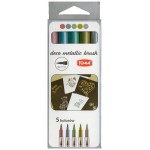 TOMA Pisak deco metallic brush niebieski TOMA Pisak deco metallic brush niebieski