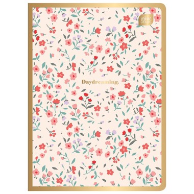 Interdruk Zeszyt METALLIC FLORAL 8szt zestaw A5 60 K KRATKA