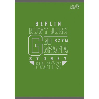 ZESZYT DO GEOGRAFII A5 COLLEGE 60 KARTEK GEOGRAFIA INTERDRUK