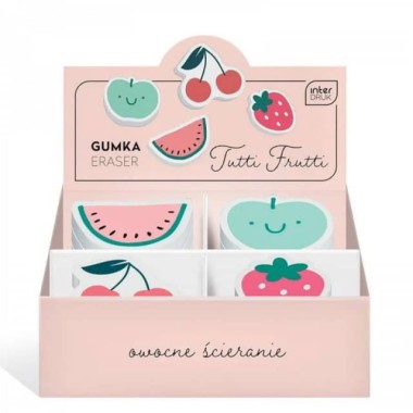 Interdruk Gumka do TUTTI FRUTTI OWOCE
