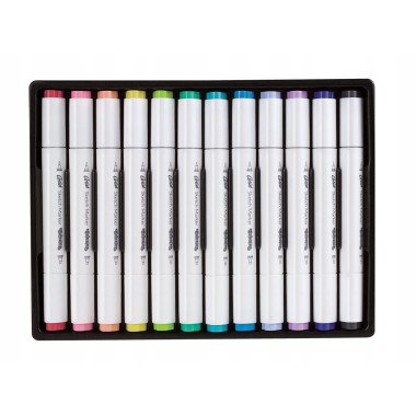 COLORINO Markery do szkicowania 12  pastelowych kolorów