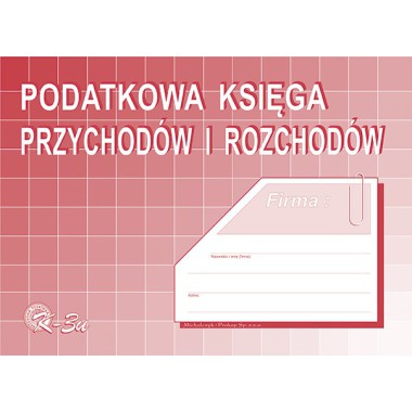 DRUK K-3U PODATKOWA KSIĘGA PRZYCHODÓW I ROZCHODÓW  A5