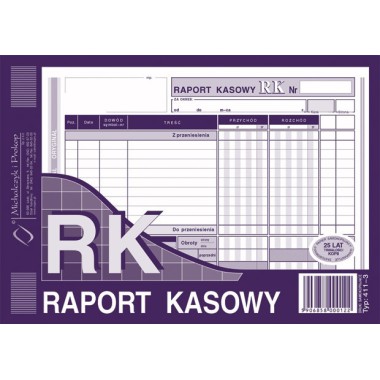 druk RK Raport Kasowy 411-3
