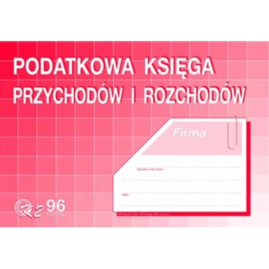 Michalczyk i Prokop Podatkowa księga przychodów i rozchodów A4 96 stron