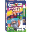 BAMBINO FLAMASTRY DWUSTRONNE JUMBO 12 KOLORÓW