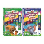BAMBINO FLAMASTRY DWUSTRONNE JUMBO 12 KOLORÓW