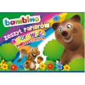 BAMBINO ZESZYT PAPIERÓW KOLOROWYCH NABŁYSZCZANY A4/10KARTEK