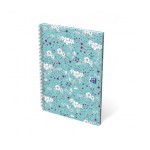 OXFORD KOŁONOTATNIK A5/60  FLORAL