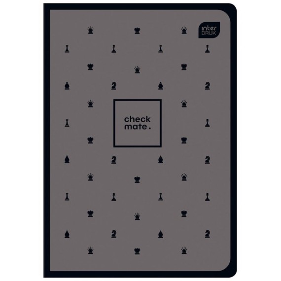 ZESZYT W KRATKĘ A5 INTERDRUK 60 KARTEK SOFT TOUCH CHESS