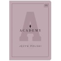ZESZYT W LINIĘ JĘZYK POLSKI A5 ACADEMY 60 KARTEK INTERDRUK