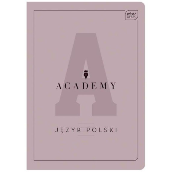 ZESZYT W LINIĘ JĘZYK POLSKI A5 ACADEMY 60 KARTEK INTERDRUK
