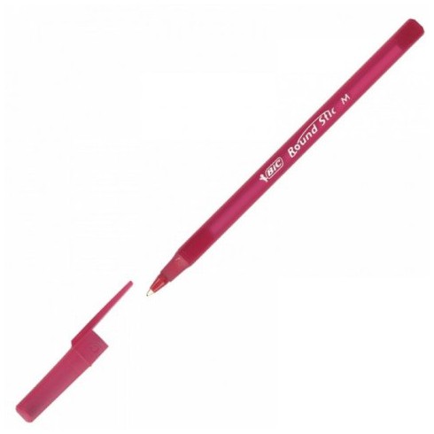 BIC Długopis Round Stic czerwony