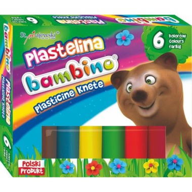 Plastelina Bambino 6 kolorów
