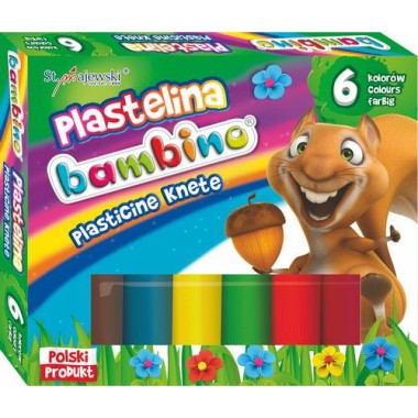 Plastelina Bambino 6 kolorów
