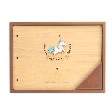 DRAFT Notes drewniany Unicorn 190x270 mm 28 kartek