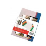 Panta Plast Okładka na zeszyt A4 PVC (8szt) MIX + naklejki