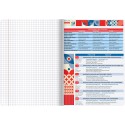 ZESZYT DO JĘZYKA ANGIELSKIEGO W KRATKĘ A5 TEMATYCZNY Z ŚCIĄGĄ 60 KARTEK