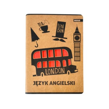 ZESZYT W KRATKĘ A5 JĘZYK ANGIELSKI EKO