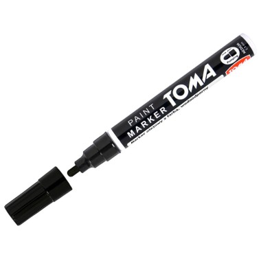 Toma Marker olejowy czarny wodoodporny