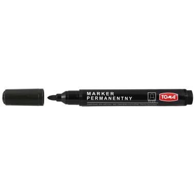 TOMA Marker permanentny czarny TO-202