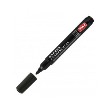 TOMA Marker permanentny czarny TO-202