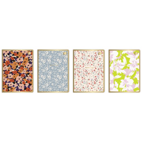 Interdruk Zeszyt METALLIC FLORAL 8szt zestaw A5 60 K KRATKA Interdruk Zeszyt METALLIC FLORAL 8szt zestaw A5 60 K KRATKA