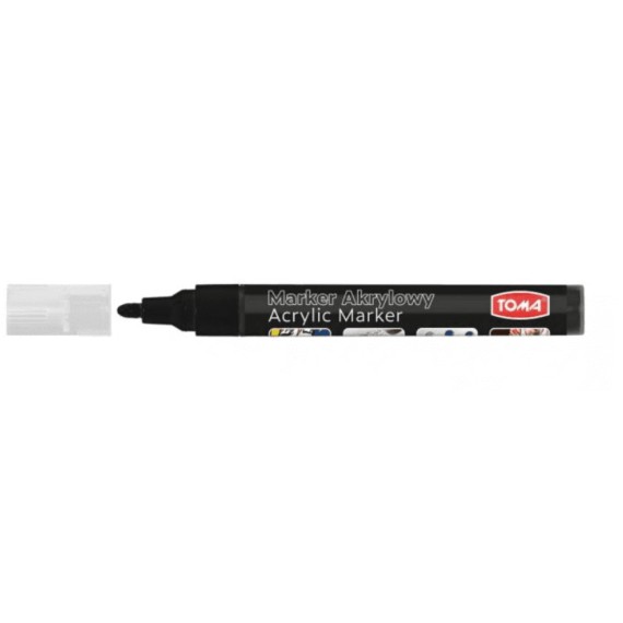 TOMA Marker Akrylowy czarny 4mm TO-402