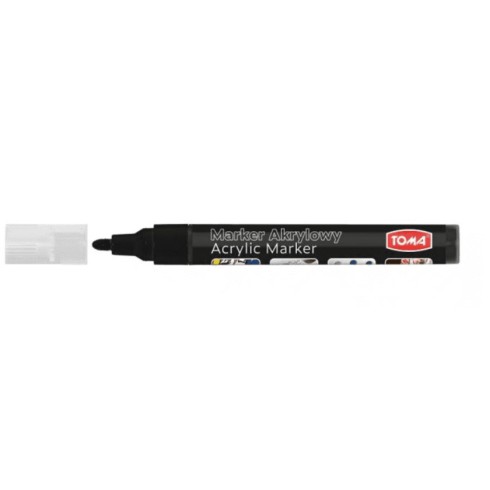 TOMA Marker Akrylowy czarny 4mm TO-402