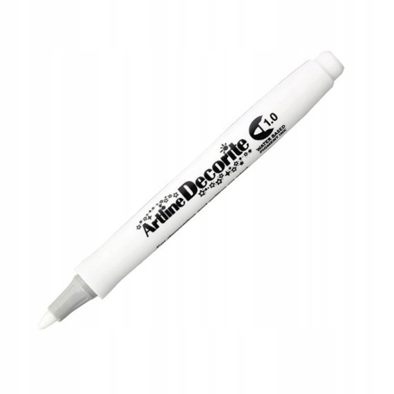 TOMA Marker  Artline Decorite biały AR-033 1mm