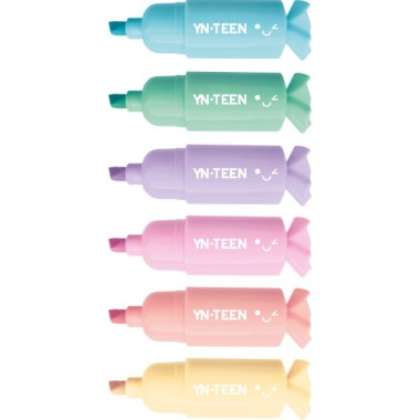 Interdruk Zakreślacz Candy 6 kol pastel