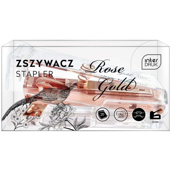 Interdruk Zszywacz Rose Gold