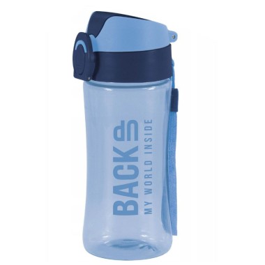 BACK UP Butelka na napoje Bidon niebieski 330ml