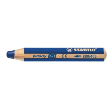 KREDKA WOODY 3w1 STABILO ULTRAMARYNA