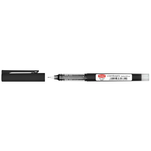 TOMA Cienkopis kapilarny czarny z końcówka fibrową 0.5 mm TOMA Cienkopis kapilarny czarny z końcówka fibrową 0.5 mm