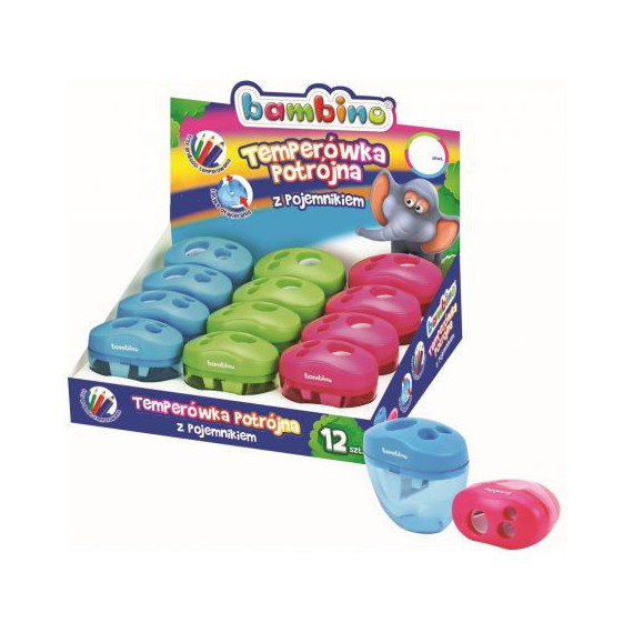 Temperówka potrójna Bambino