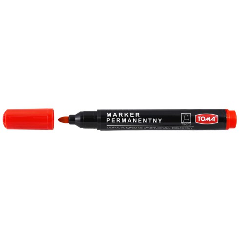 TOMA Marker permanentny czerwony TO-202